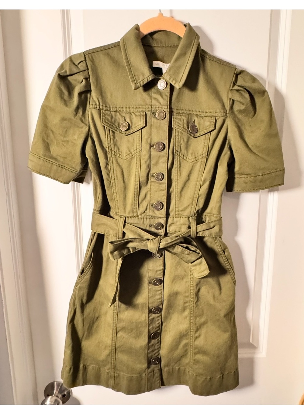 Chelsea & Violet Olive Green Dress with Brand Tag Size 0 NWT